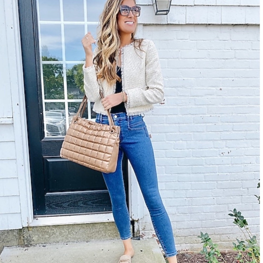 sold out Express Open Front Boucle Blazer XS NWT